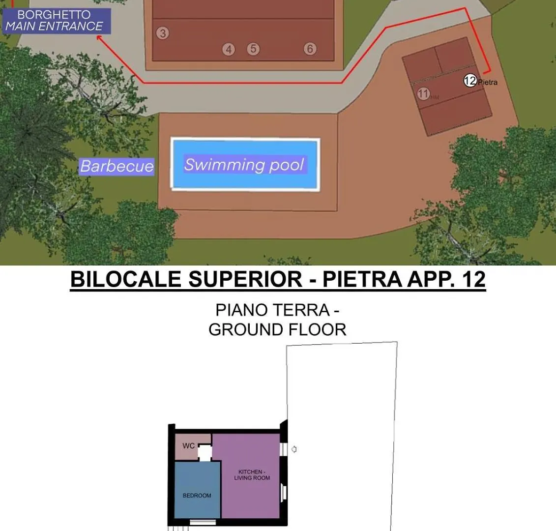 Vakantiehuis Borghetto Poggio Bianco Villa Radicondoli