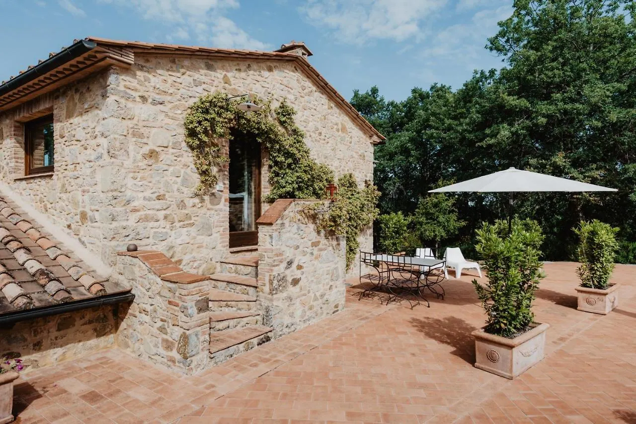 Villa Borghetto Poggio Bianco Radicondoli Italien